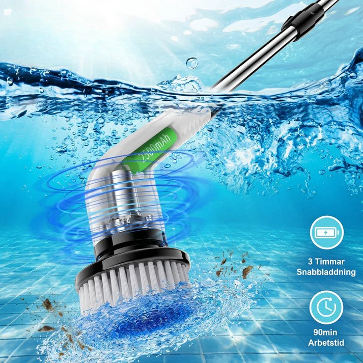 PowerScrub 9™ – 9-i-1 Elektrisk Rengöringsborste
