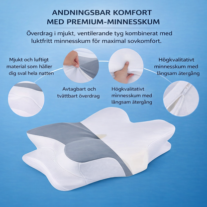 Sovena™ Ergonomisk Nackkudde | Mer ro i sömnen, mer energi på dagen