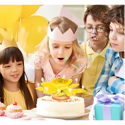 Blomsterljus™: Magisk Blomma Födelsedag Ljus