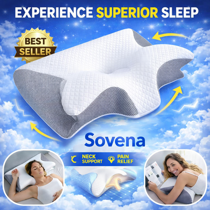 Sovena™ Ergonomisk Nackkudde | Mer ro i sömnen, mer energi på dagen