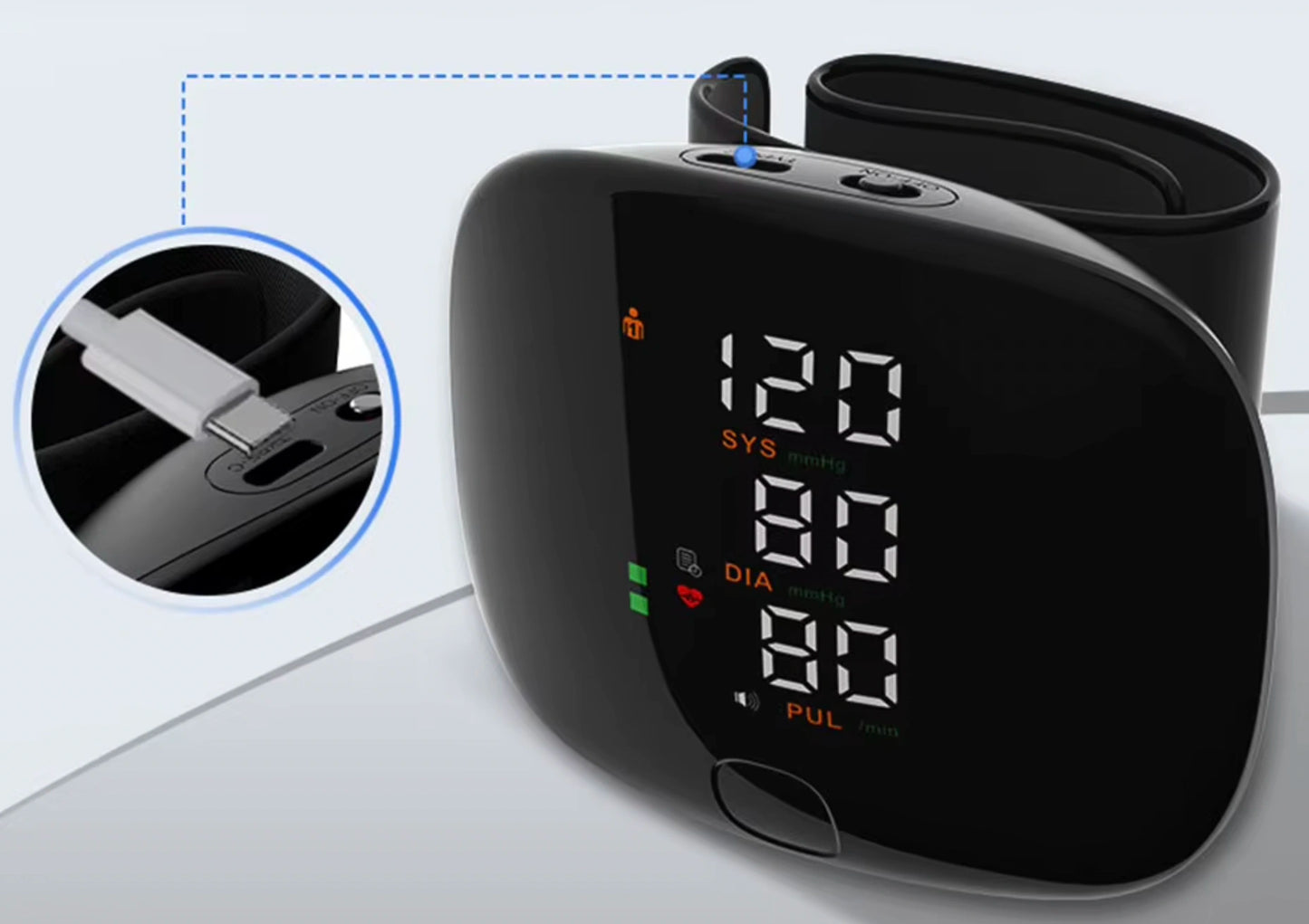 BlodTryck Go™ | Kompakt blodtrycksmätare för handleden